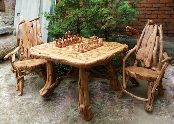 Нарды ручной работы Шахматы ручной работы Игровые столы из можжевельника