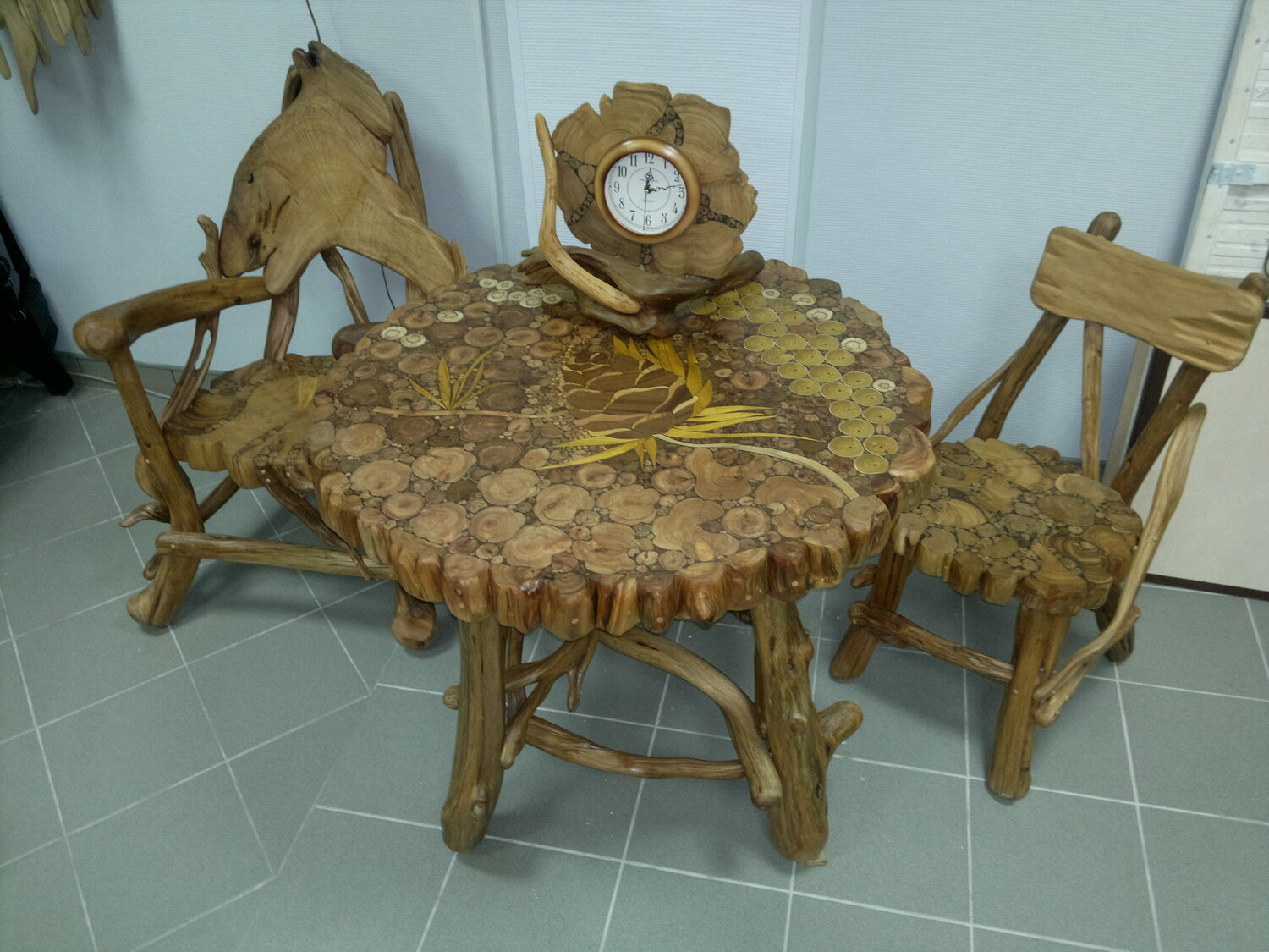 Стул из можжевельника Лавка из можжевельника Кресло из можжевельника Мебель из можжевельника